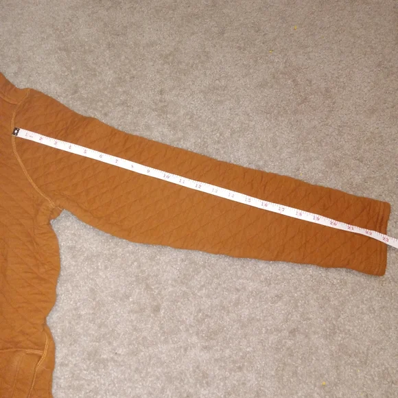 Duluth Trading Co Women's Quilted Sweatshirt Tunic Orange Size Large - Picture 7 of 10